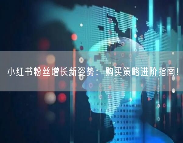 小红书粉丝增长新姿势：购买策略进阶指南！