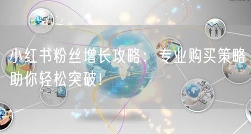 小红书粉丝增长攻略：专业购买策略助你轻松突破！