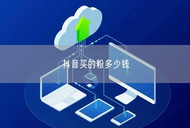 抖音买的粉多少钱