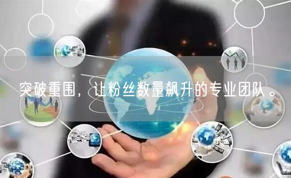 突破重围，让粉丝数量飙升的专业团队。