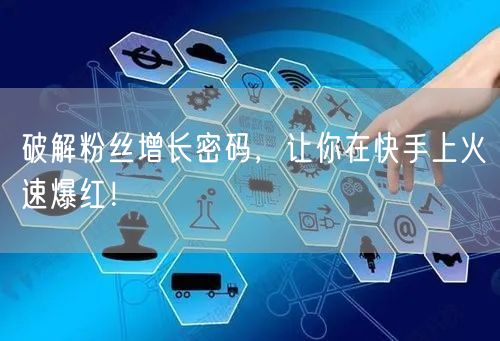 破解粉丝增长密码，让你在快手上火速爆红！