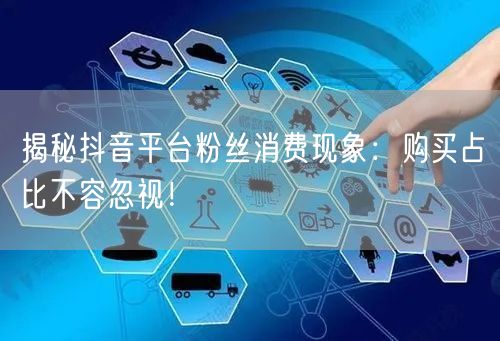揭秘抖音平台粉丝消费现象：购买占比不容忽视！