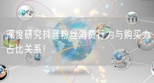 深度研究抖音粉丝消费行为与购买力占比关系！