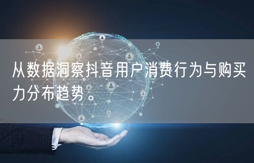 从数据洞察抖音用户消费行为与购买力分布趋势。