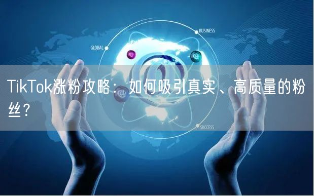 TikTok涨粉攻略：如何吸引真实、高质量的粉丝？