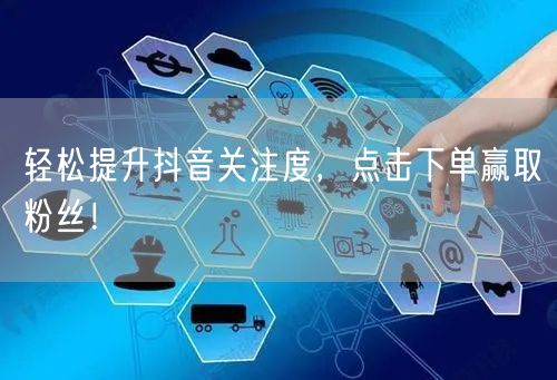 轻松提升抖音关注度，点击下单赢取粉丝！