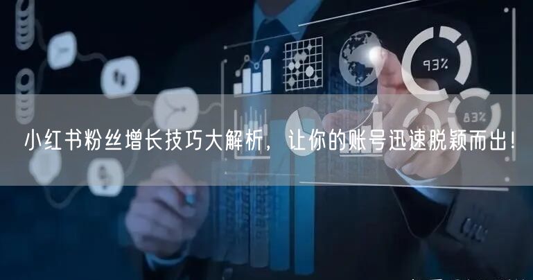小红书粉丝增长技巧大解析，让你的账号迅速脱颖而出！