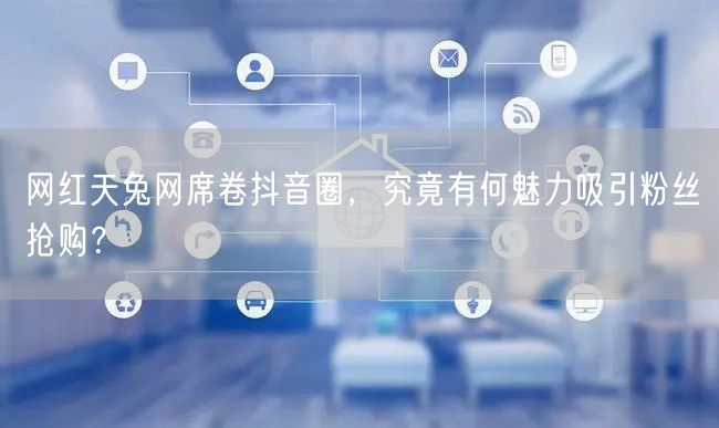 网红天兔网席卷抖音圈，究竟有何魅力吸引粉丝抢购？