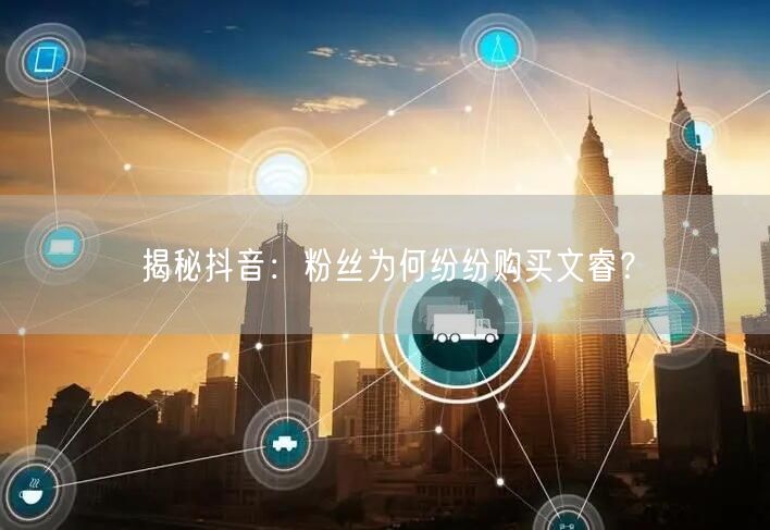 揭秘抖音：粉丝为何纷纷购买文睿？