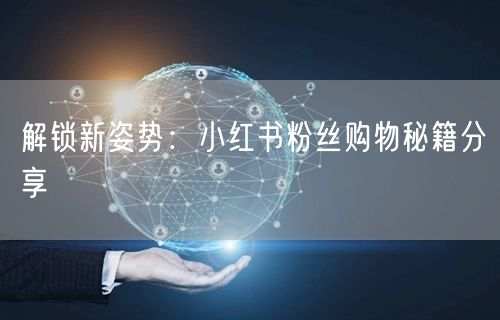 解锁新姿势：小红书粉丝购物秘籍分享