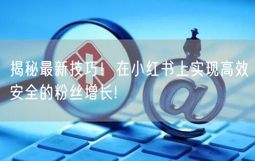 揭秘最新技巧！在小红书上实现高效安全的粉丝增长!