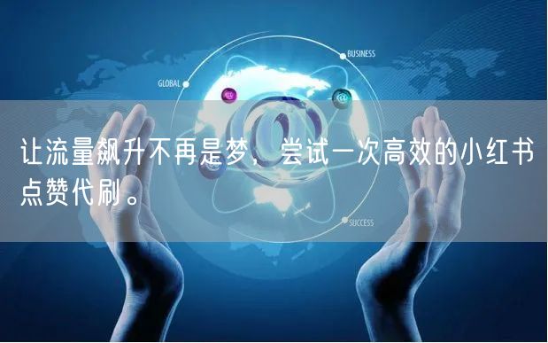让流量飙升不再是梦，尝试一次高效的小红书点赞代刷。