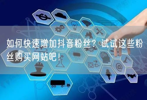如何快速增加抖音粉丝？试试这些粉丝购买网站吧！