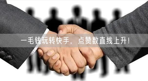 一毛钱玩转快手，点赞数直线上升！
