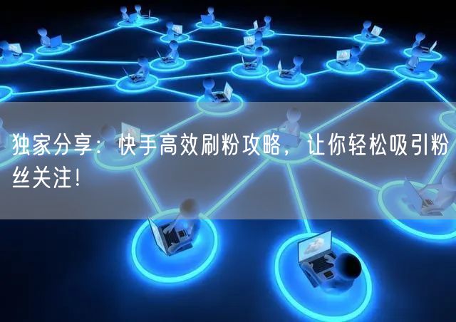 独家分享：快手高效刷粉攻略，让你轻松吸引粉丝关注！