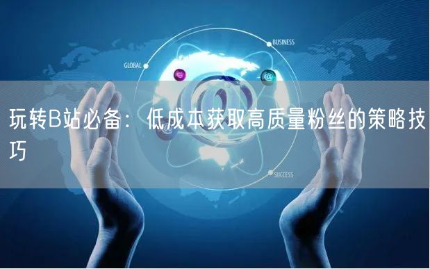 玩转B站必备：低成本获取高质量粉丝的策略技巧