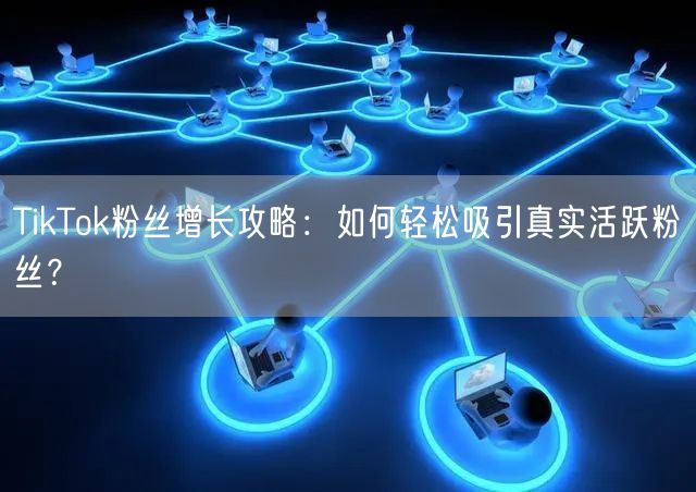 TikTok粉丝增长攻略：如何轻松吸引真实活跃粉丝？