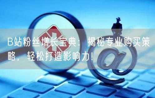 B站粉丝增长宝典：揭秘专业购买策略，轻松打造影响力！
