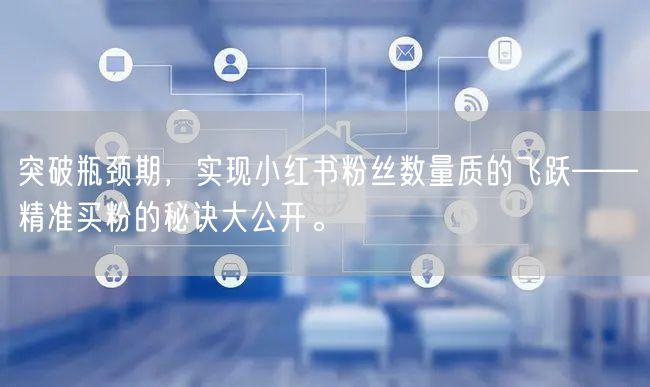 突破瓶颈期，实现小红书粉丝数量质的飞跃——精准买粉的秘诀大公开。