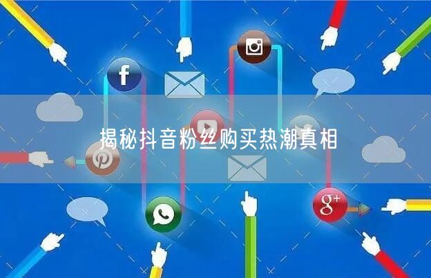 揭秘抖音粉丝购买热潮真相