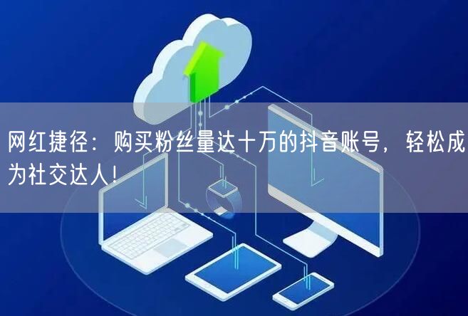 网红捷径：购买粉丝量达十万的抖音账号，轻松成为社交达人！