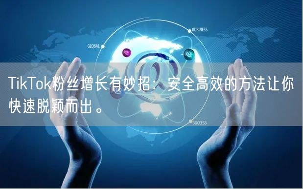 TikTok粉丝增长有妙招：安全高效的方法让你快速脱颖而出。