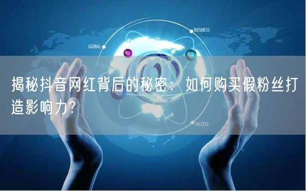 揭秘抖音网红背后的秘密：如何购买假粉丝打造影响力？