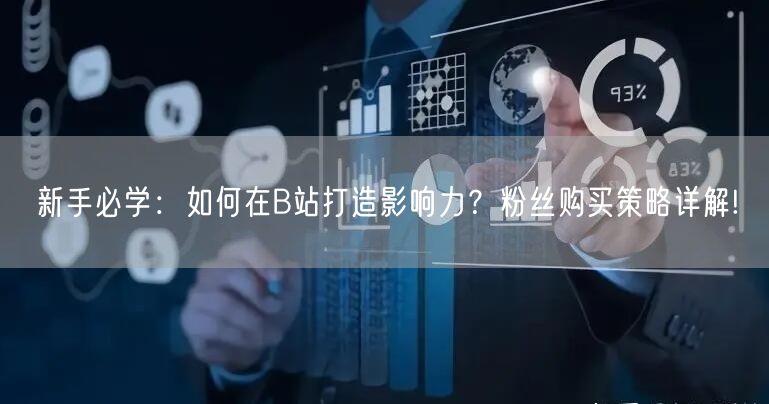 新手必学：如何在B站打造影响力？粉丝购买策略详解!