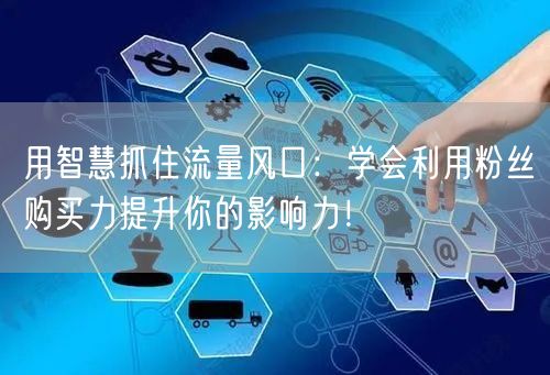用智慧抓住流量风口：学会利用粉丝购买力提升你的影响力！