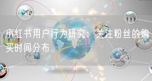 小红书用户行为研究：关注粉丝的购买时间分布