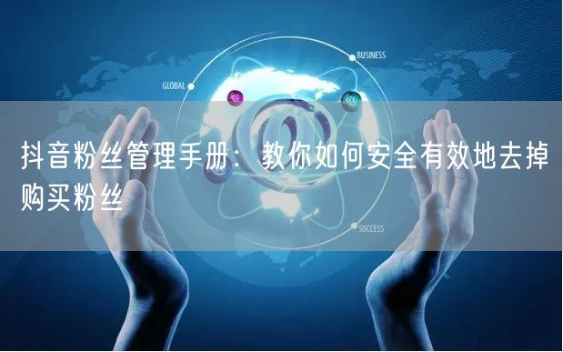 抖音粉丝管理手册:教你如何安全有效地去掉购买粉丝