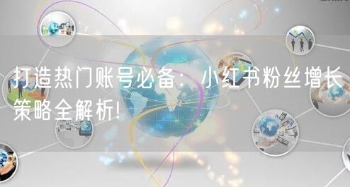 打造热门账号必备：小红书粉丝增长策略全解析!