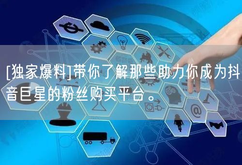 [独家爆料]带你了解那些助力你成为抖音巨星的粉丝购买平台。