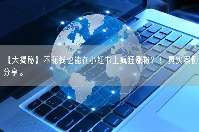 【大揭秘】不花钱也能在小红书上疯狂涨粉？！真实案例分享。