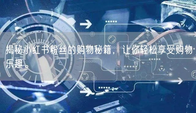 揭秘小红书粉丝的购物秘籍，让你轻松享受购物乐趣。