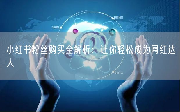 小红书粉丝购买全解析：让你轻松成为网红达人