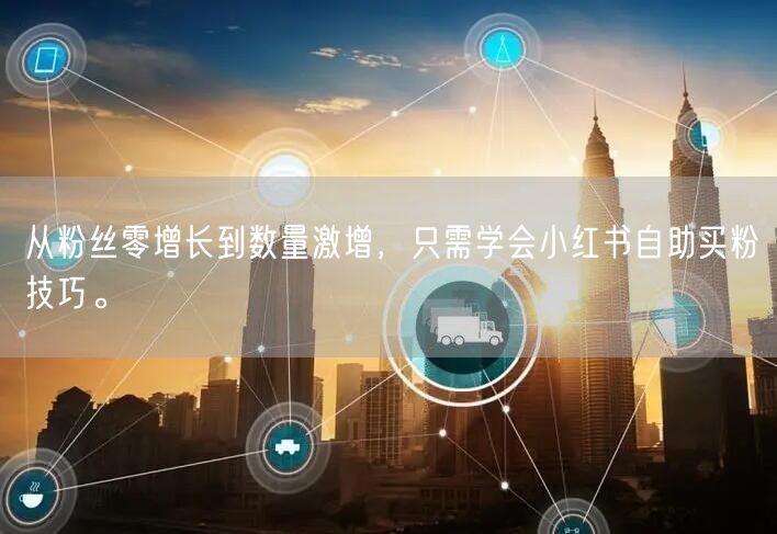 从粉丝零增长到数量激增，只需学会小红书自助买粉技巧。