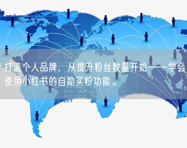 打造个人品牌，从提升粉丝数量开始——学会使用小红书的自助买粉功能。